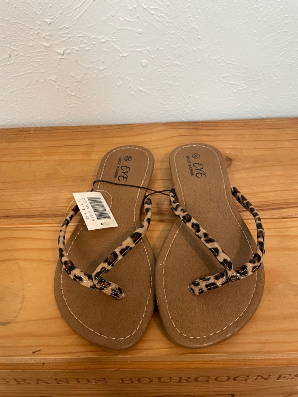 Leopard-Print Sandals